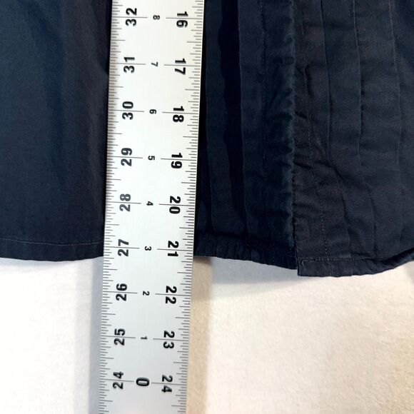 Burberry London Women's Dark Blue Button Up Shirt Made In‎ Italy Size 8 - Picture 13 of 13